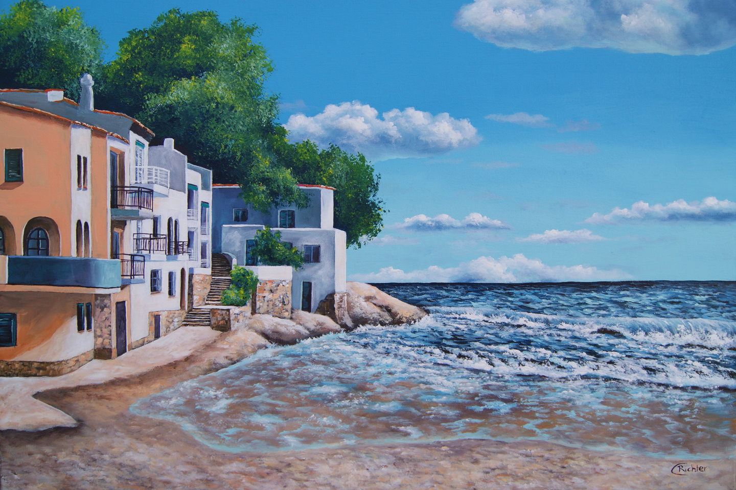 Häuser am Meer
